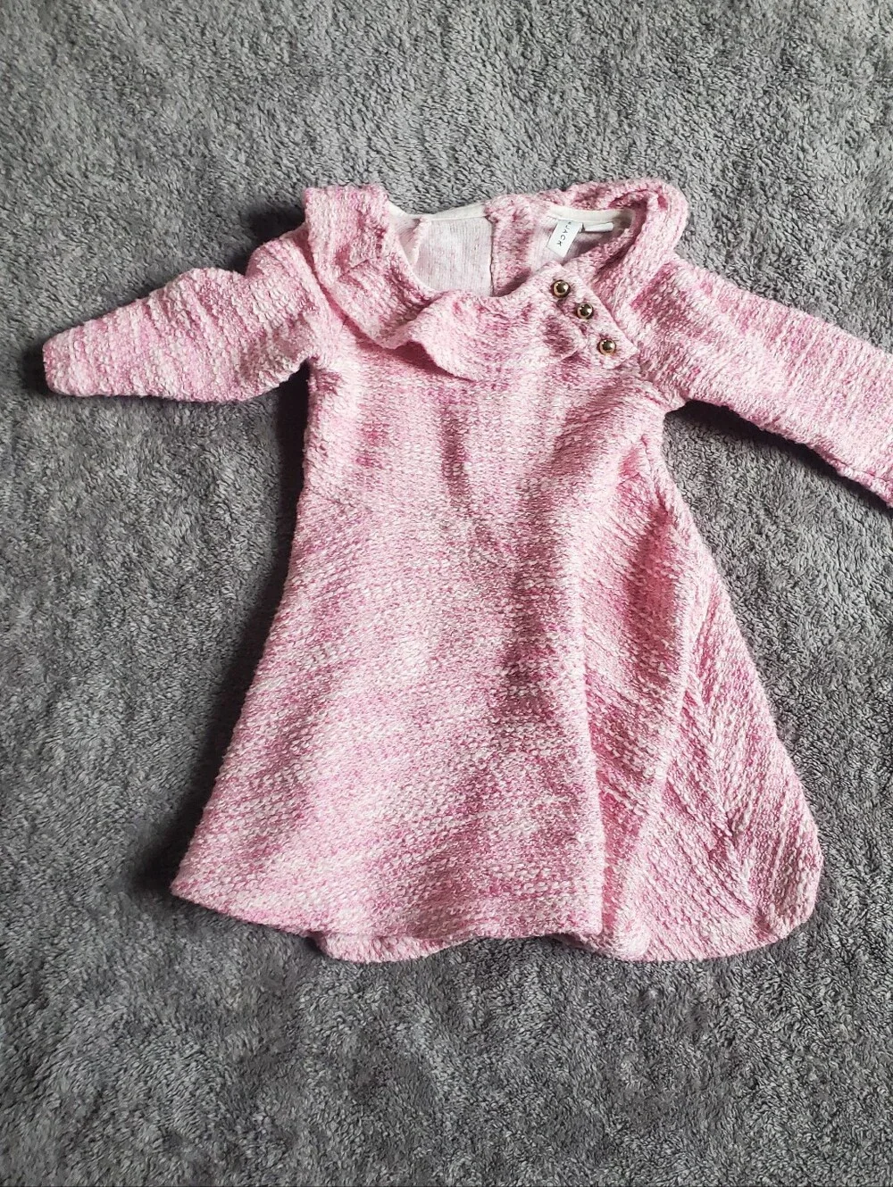 Janie and Jack Pink Tweed Dress Size 4